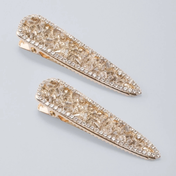 White House Black Market Accessories - PAVÉ HAIR CLIPS, SET OF 2